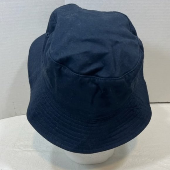 JUMP Bucket Sun Hat Cotton Navy Blue One Size - Picture 3 of 7